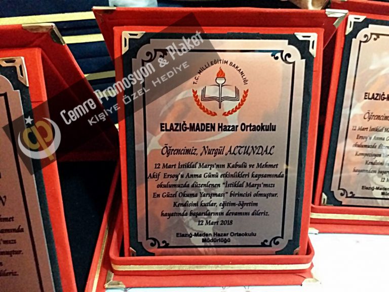 Kadife Plaket